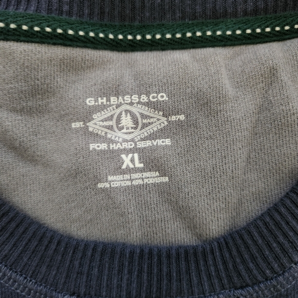 G.H. BASS & CO. CREW NECK SWEATER SZ XL - Picture 5 of 7